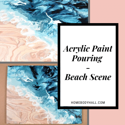 Resin Paint Pour Beachy Edition