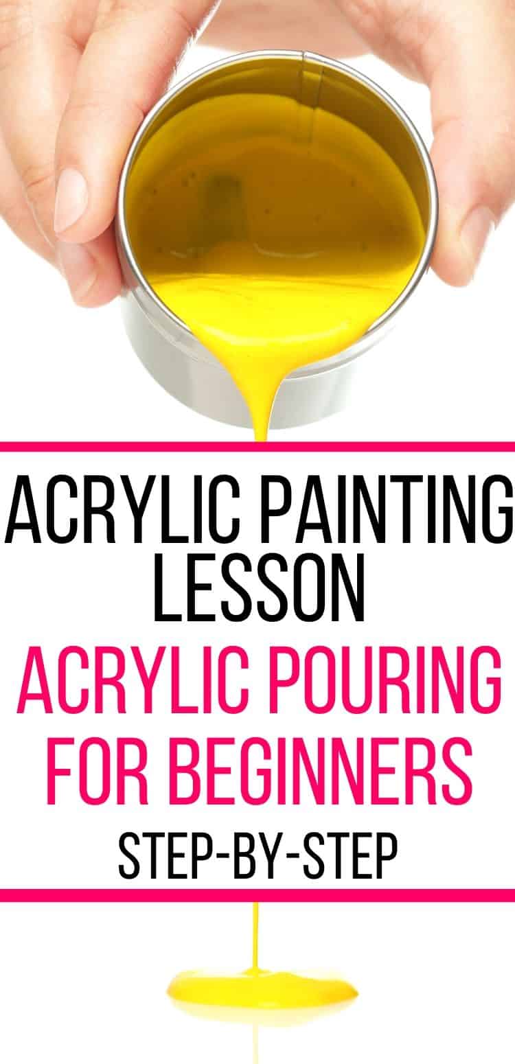 Easy Paintings for Beginners - Acrylic Pouring - Homebody Hall