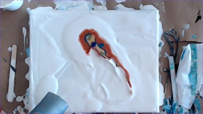 How to Paint a Butterfly Painting with Acrylic Pouring - Homebody Hall