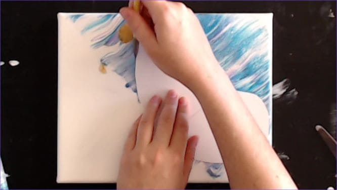 How to Paint a Butterfly Painting with Acrylic Pouring - Homebody Hall