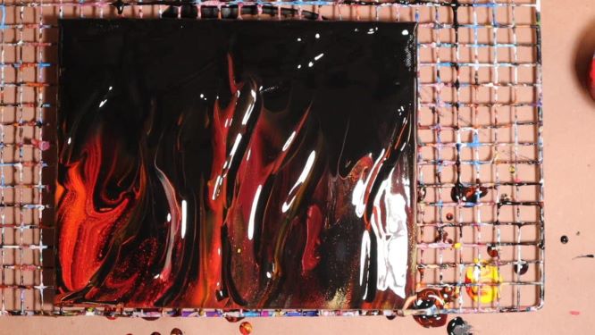 Best Way to Create a Fire Painting [Fast + Easy!] - Homebody Hall