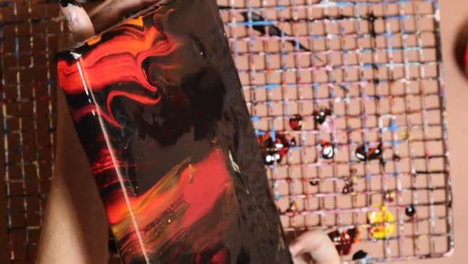 Best Way to Create a Fire Painting [Fast + Easy!] - Homebody Hall